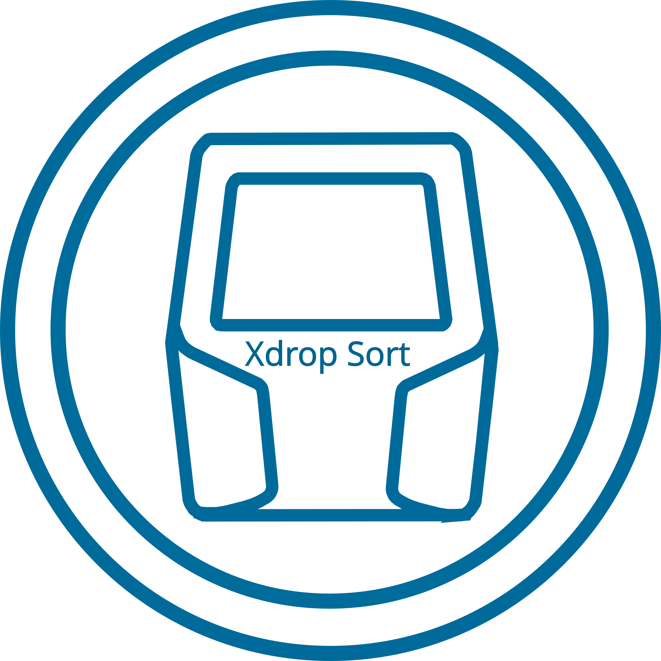 Xdrop sort illustration